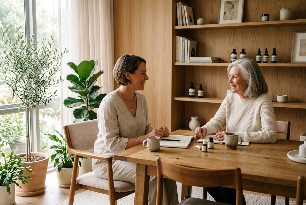 A personalized wellness consultation at Samatva