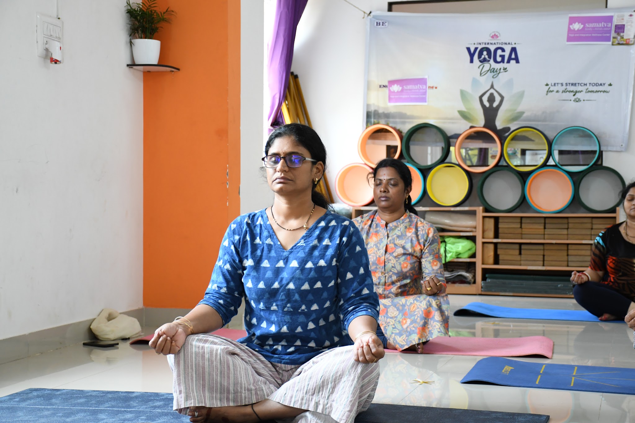 Therapy and wellness session at Samatva 5